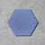 Sea Blue Hexagonal Cement Tile